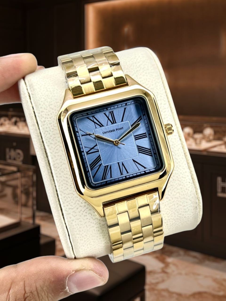 "Universal Point watches blend precision engineering with stylish design,