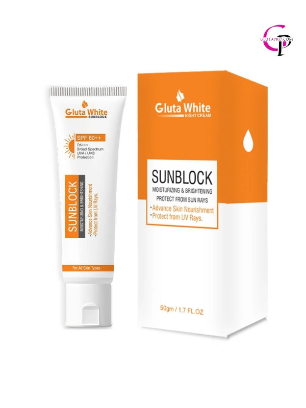 Gluta White Sunblock (SPF-60++)