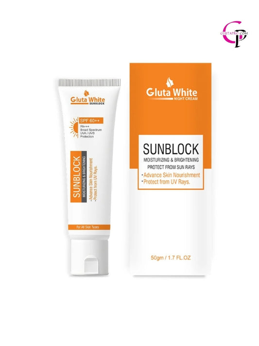 Gluta White Sunblock (SPF-60++)