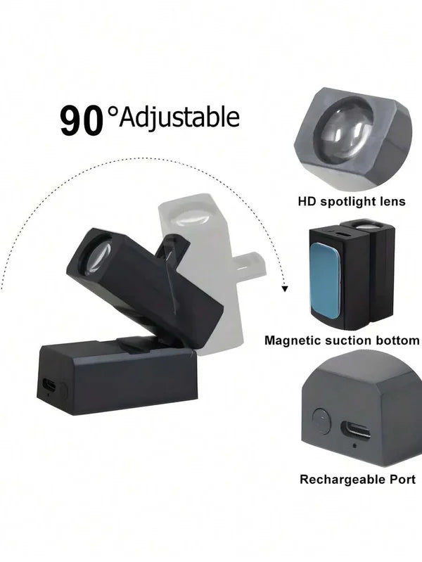 Mini Projection Lamp, Projector Lights with 5 Projection Film, Rechargeable Projector Lights, Decoration Light Projector
