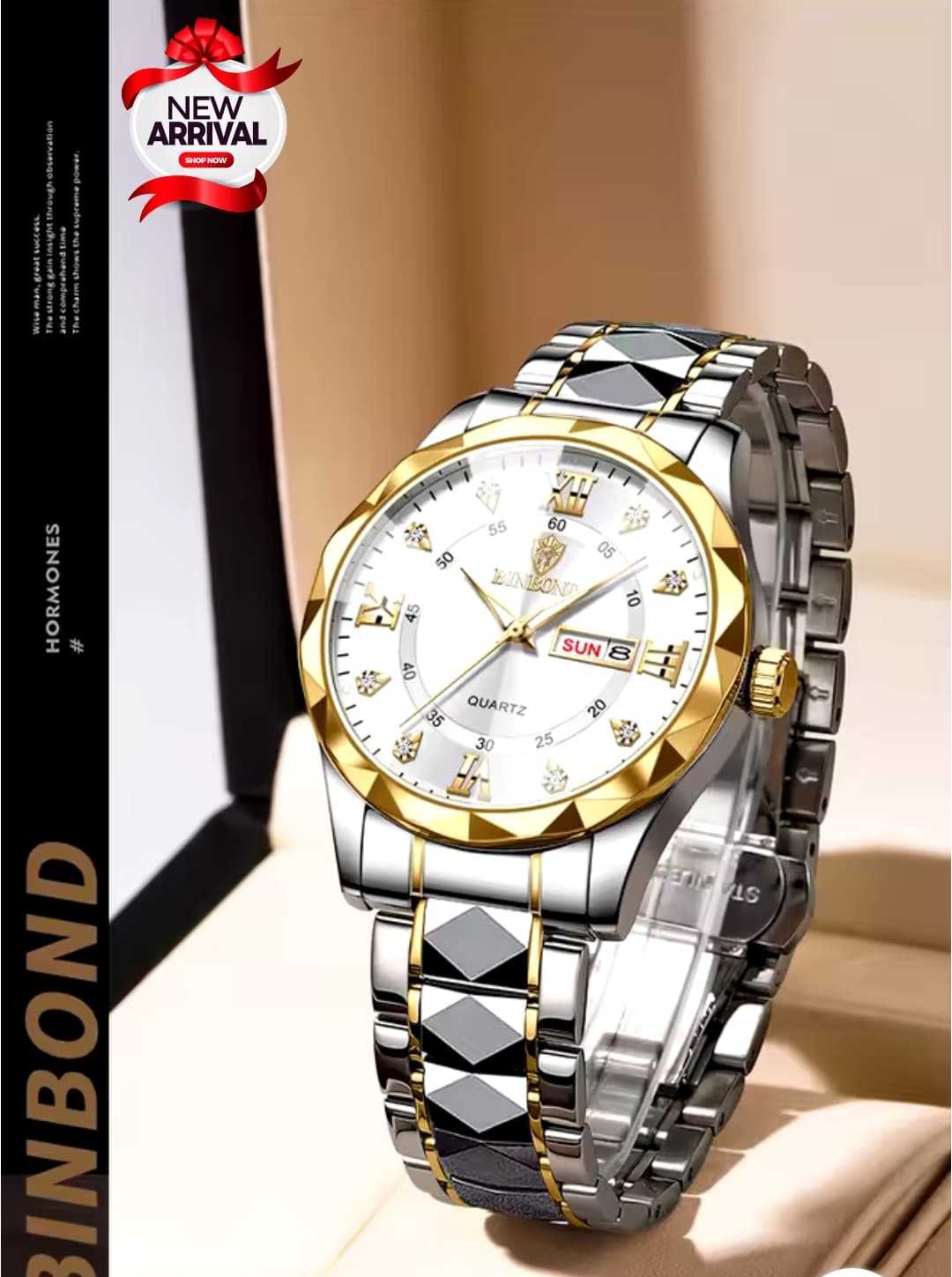 Experience luxury and precision with Binbond watches, crafted to elevate your style