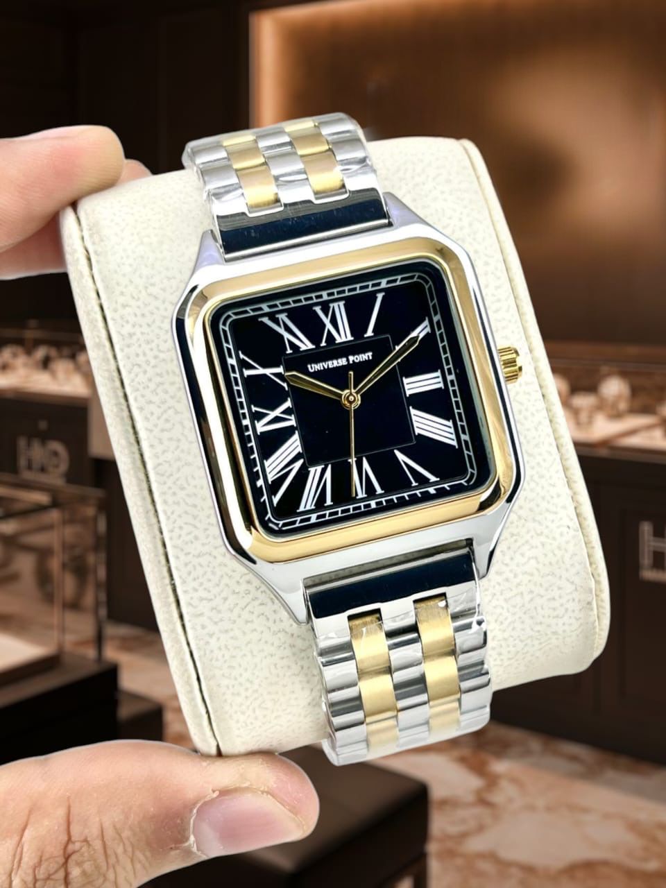 "Universal Point watches blend precision engineering with stylish design,